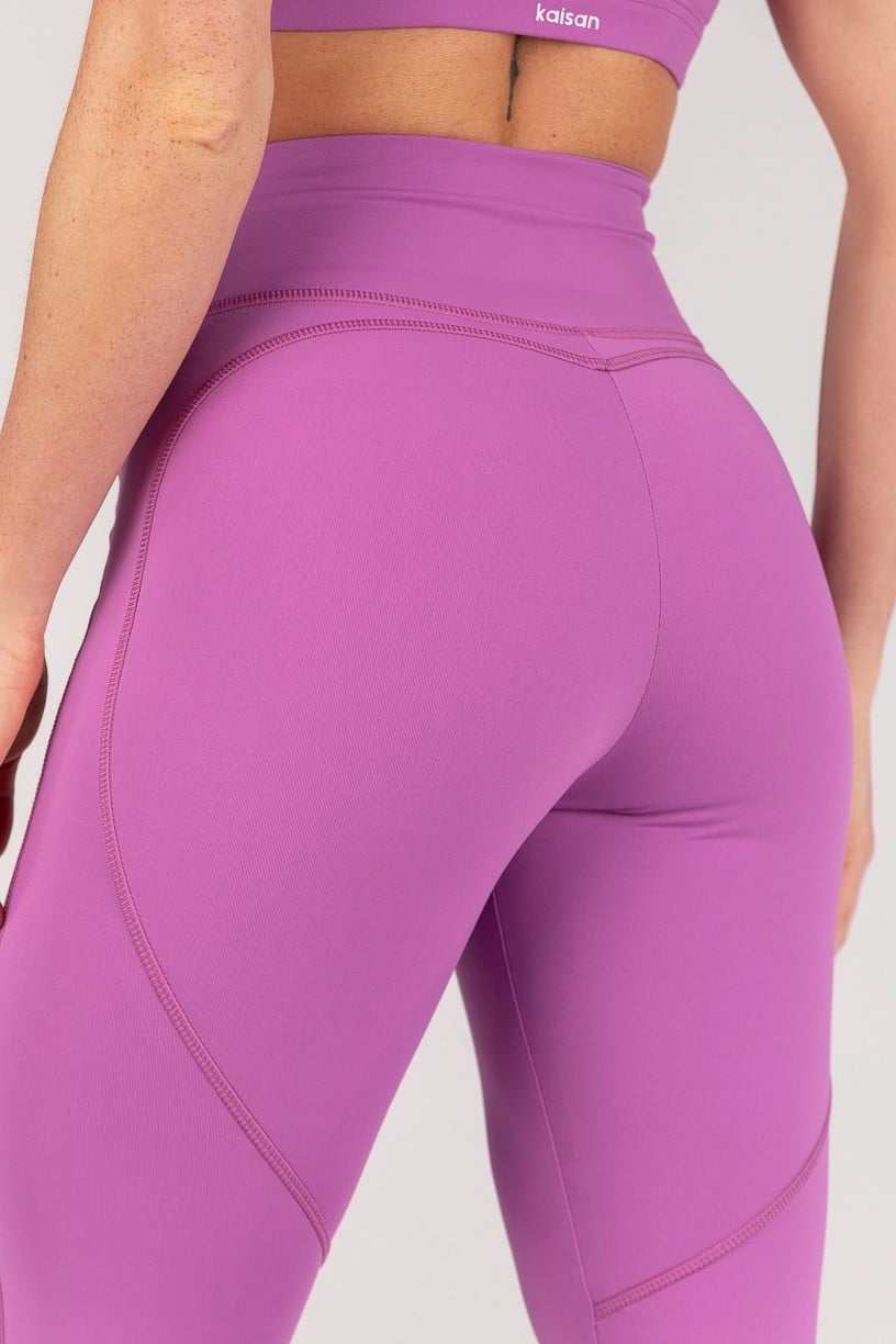 Calça Legging com Coberturas (Orquídea) | Ref: K4387-D