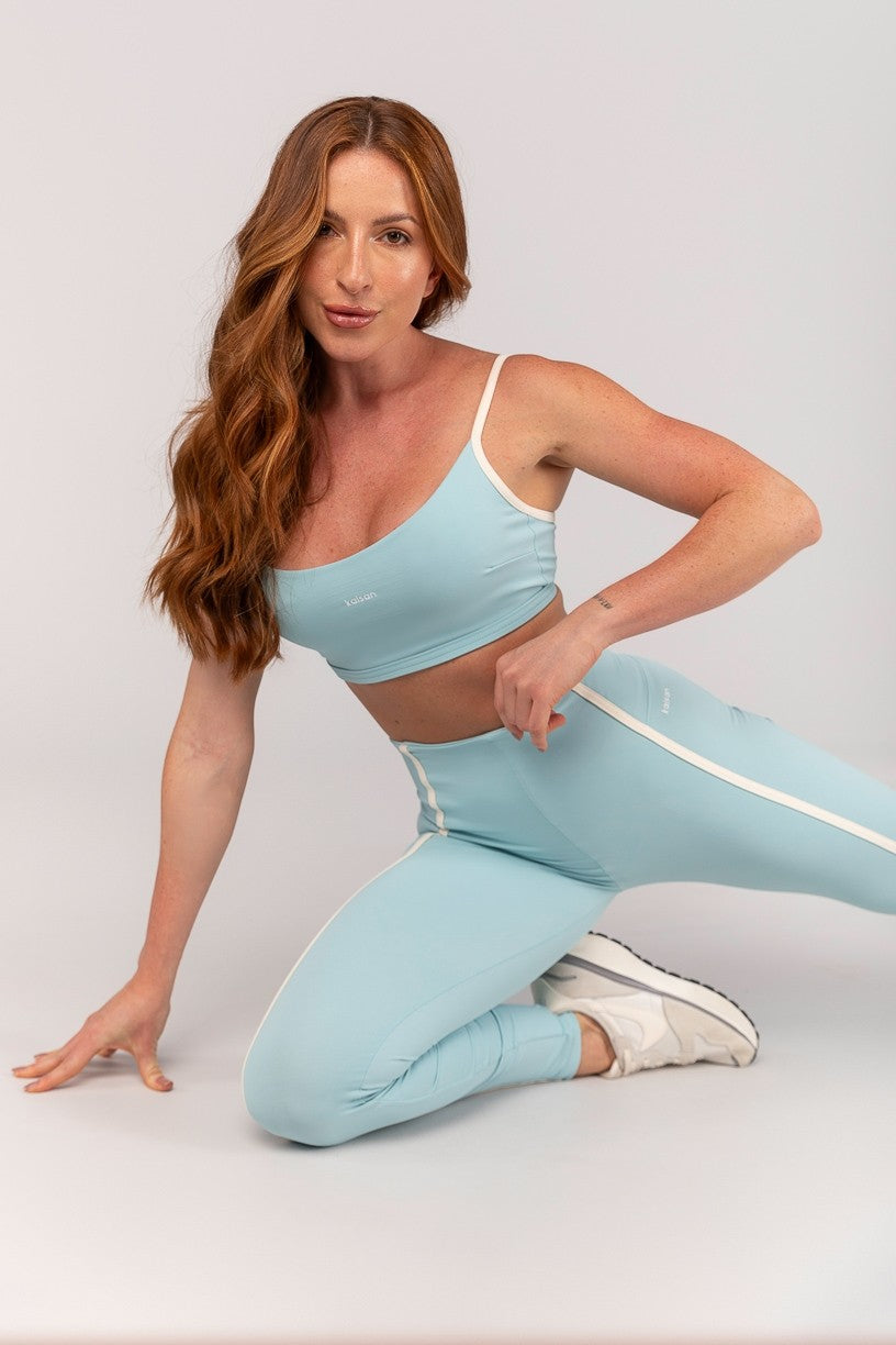 Calça Legging com Chapados (Glacial / Vanilla) | Ref: K4355-E