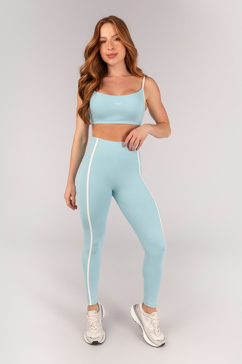 Calça Legging com Chapados (Glacial / Vanilla) | Ref: K4355-E