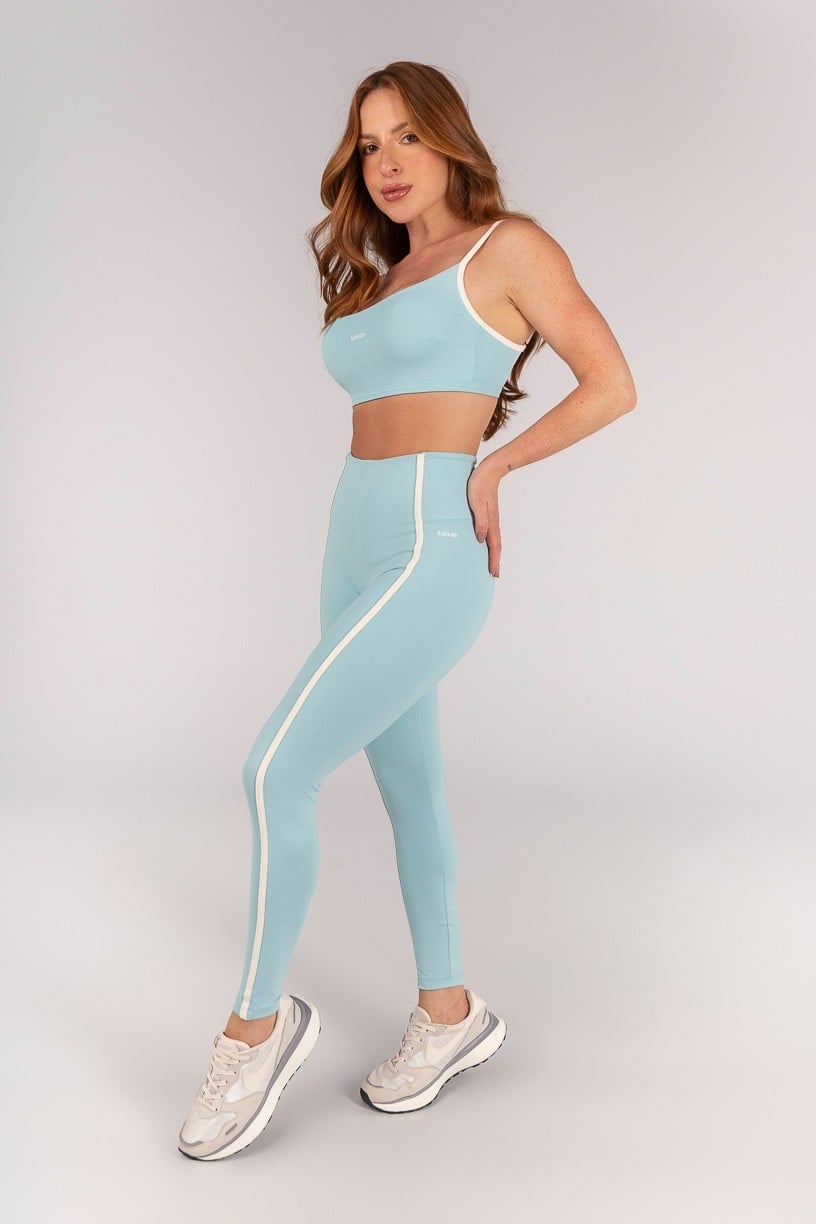 Calça Legging com Chapados (Glacial / Vanilla) | Ref: K4355-E