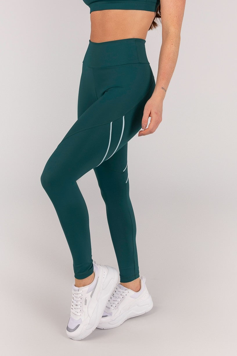 Calça Legging com Recorte no Bumbum e Vivos (Imperial / Vanilla) | Ref: K4653-A