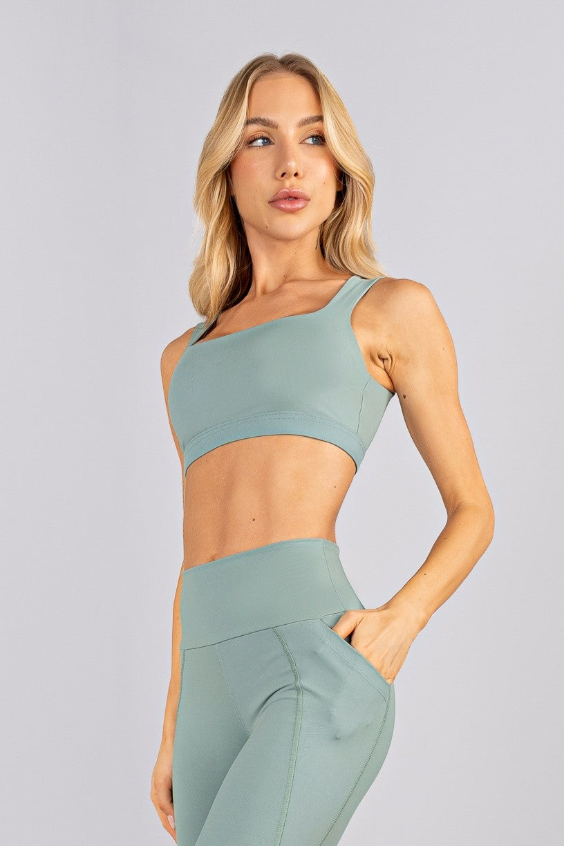 Top com Decote Quadrado e Costas Abertas (Citrus) | Ref: K4600-D