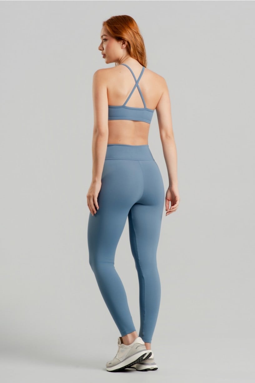 Calça Legging com Detalhes Em Chapado (Bruma) | Ref: K4650-D