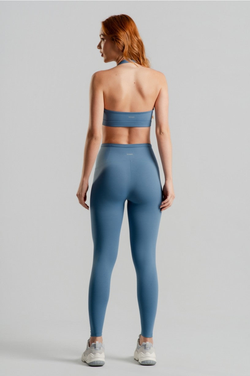 Calça Legging com Bolsos no Cós (Bruma) | Ref: K4881-A