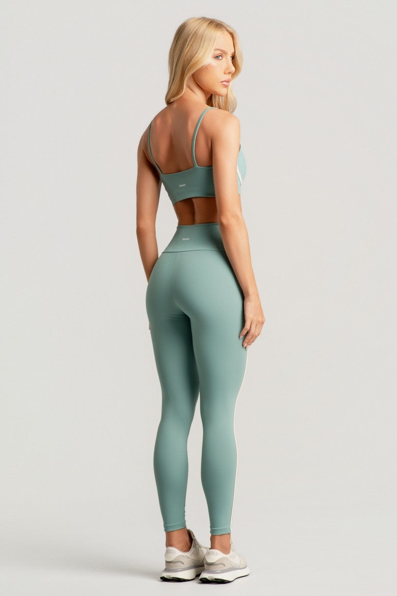 Top com Alças e Detalhe em Chapado (Citrus / Off-White) | Ref: K4484-E